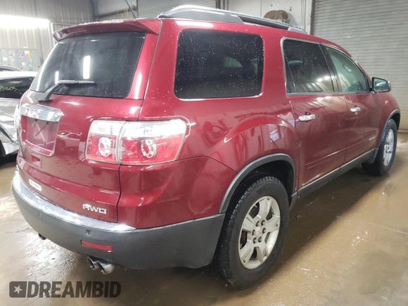 2007 GMC Acadia SLE with VIN 1GKEV13787J108316, listed as a Copart auction lot 43371255 with 188,490 mi miles and Salvage Title. Bid and sale history available at DreamBid. Image 3.