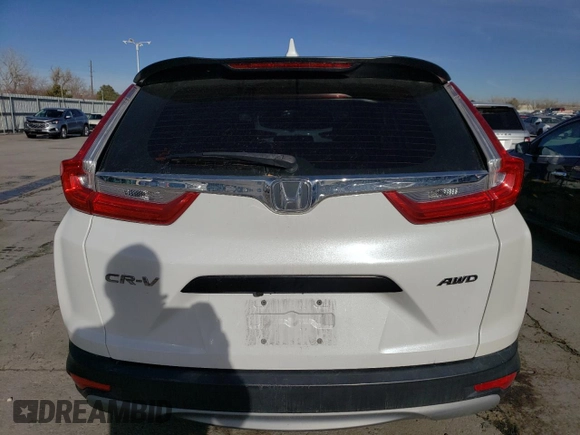 2019 Honda CR-V LX with VIN 2HKRW6H3XKH227693, listed as a Copart auction lot 74258544 with 54,928 mi miles and Salvage Title. Bid and sale history available at carsss.com. Image 6.