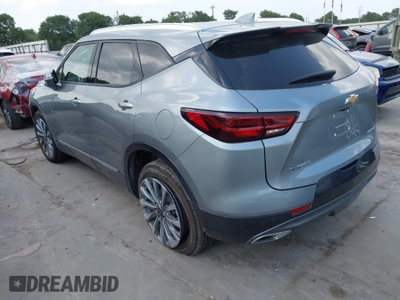 2024 Chevrolet Blazer Premier with VIN 3GNKBFR48RS271591, listed as a IAAI auction lot 42406345 with 10,306 mi miles and . Bid and sale history available at DreamBid. Image 3.