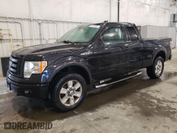 2010 Ford F-150 XL with VIN 1FTFX1EV6AFB06967, listed as a Copart auction lot 62223835 with 165,585 mi miles and Salvage title. Bid and sale history available at DreamBid. Image 1.