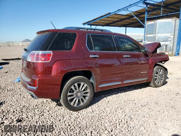2016 GMC Terrain Denali z VIN 2GKFLRE30G6274698, wystawiony jako Copart lot #80887544 z przebiegiem 77 088 mil mil oraz Szkoda całkowita • Salvage title. Historia ofert i sprzedaży dostępna na DreamBid. Obrazek 3.