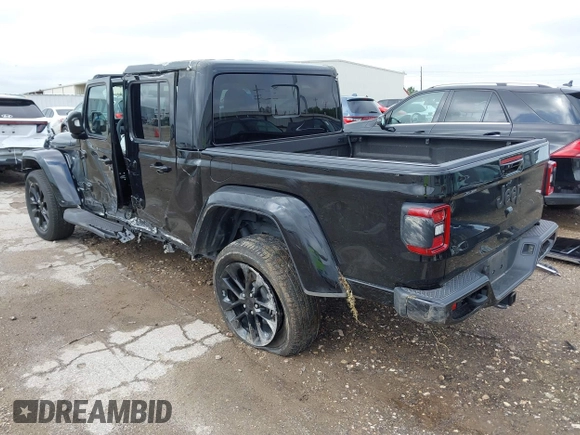 2023 Jeep Gladiator Overland with VIN 1C6HJTFG6PL555153, listed as a IAAI auction lot 42210878 with 40,576 mi miles and . Bid and sale history available at DreamBid. Image 3.