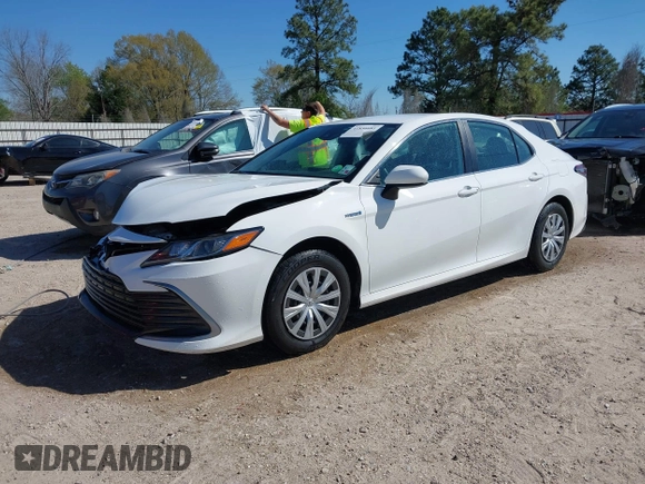 2021 Toyota Camry Hybrid LE with VIN 4T1C31AK2MU027513, listed as a IAAI auction lot 41856681 with 85,779 mi miles. Bid and sale history available at carsss.com. Image 17.