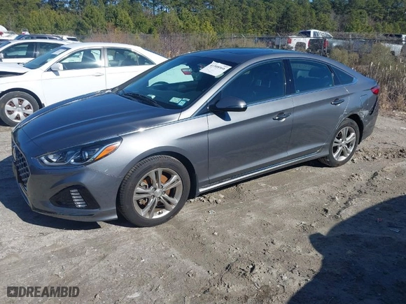 2019 Hyundai Sonata Sport with VIN 5NPE34AF9KH795658, listed as a IAAI auction lot 41408968 with 66,501 mi miles. Bid and sale history available at carsss.com. Image 2.