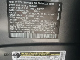 2016 Volkswagen Touareg Sport с VIN WVGEF9BP1GD012594, выставлен на аукционе Copart как лот 52438305 с пробегом 125 204 миль миль и Списание • Salvage title. История ставок и продаж доступна на DreamBid. Изображение 13.