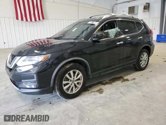 2019 Nissan Rogue SV with VIN KNMAT2MT8KP524437, listed as a Copart auction lot 50611085 with 83,262 mi miles and Clean Title. Bid and sale history available at DreamBid. Image 1.