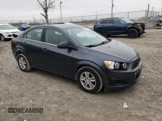 2013 Chevrolet Sonic LT with VIN 1G1JC5SB9D4193568, listed as a Copart auction lot 48080025 with 97,370 mi miles and Salvage Title. Bid and sale history available at DreamBid. Image 4.