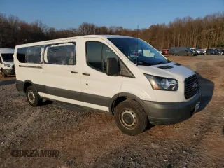 2018 Ford Transit Passenger XL with VIN 1FBZX2YM8JKA34008, listed as a Copart auction lot 80298654 with 123,367 mi miles and Salvage Title. Bid and sale history available at DreamBid. Image 4.
