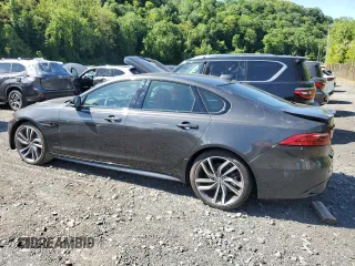 2024 Jaguar XF with VIN SAJB64FXXRCY94427, listed as a Copart auction lot 57876855 with 5,885 mi miles and Salvage title. Bid and sale history available at DreamBid. Image 2.