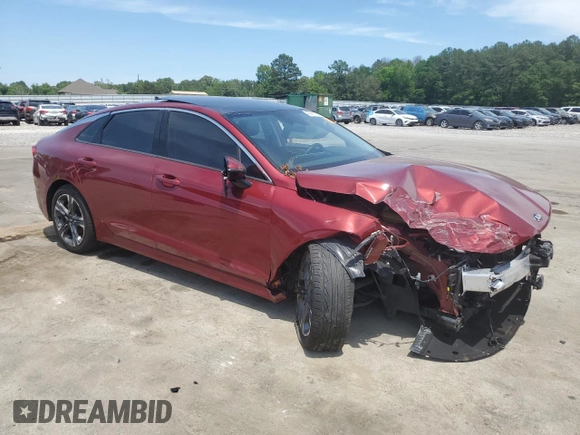 2021 Kia K5 EX with VIN 5XXG34J25MG038034, listed as a Copart auction lot 63931834 with 64,457 mi miles and Salvage Title. Bid and sale history available at carsss.com. Image 4.
