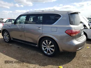 2013 Infiniti QX56 with VIN JN8AZ2NE5D9040560, listed as a Copart auction lot 68071584 with 165,811 mi miles and Clean Title. Bid and sale history available at carsss.com. Image 2.