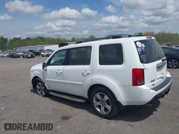 2014 Honda Pilot EX-L with VIN 5FNYF3H50EB005811, listed as a IAAI auction lot 42115804 with 216,033 mi miles and . Bid and sale history available at DreamBid. Image 14.