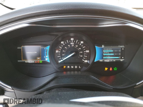 2019 Ford Fusion Hybrid SEL with VIN 3FA6P0MU7KR260813, listed as a Copart auction lot 73311492 with 70,783 mi miles. Bid and sale history available at carsss.com. Image 9.