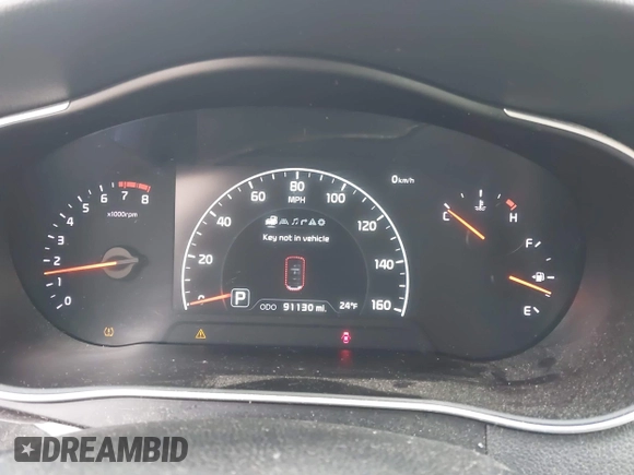 2014 Kia Cadenza Premium with VIN KNALN4D70E5122510, listed as a IAAI auction lot 41397287 with 91,130 mi miles. Bid and sale history available at carsss.com. Image 7.