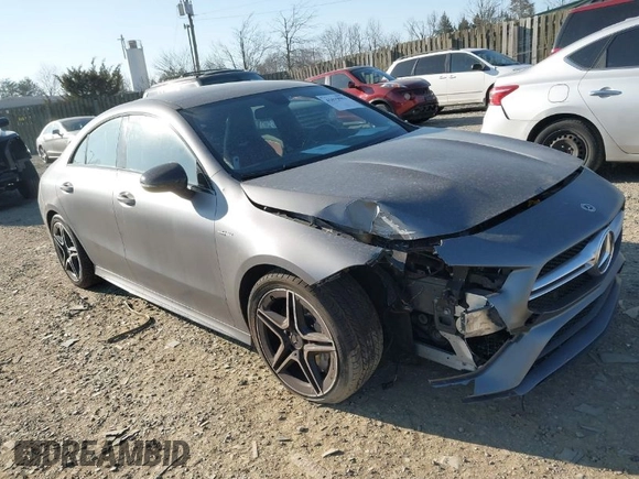2022 Mercedes-Benz CLA 35 AMG with VIN W1K5J5BBXNN299043, listed as a IAAI auction lot 41679983 with 49,597 mi miles and . Bid and sale history available at DreamBid. Image 1.