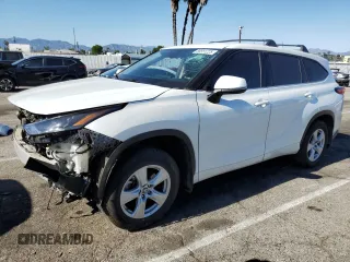 2022 Toyota Highlander LE with VIN 5TDBZRBHXNS204542, listed as a Copart auction lot 56551225 with 71,135 mi miles and Salvage title. Bid and sale history available at DreamBid. Image 1.