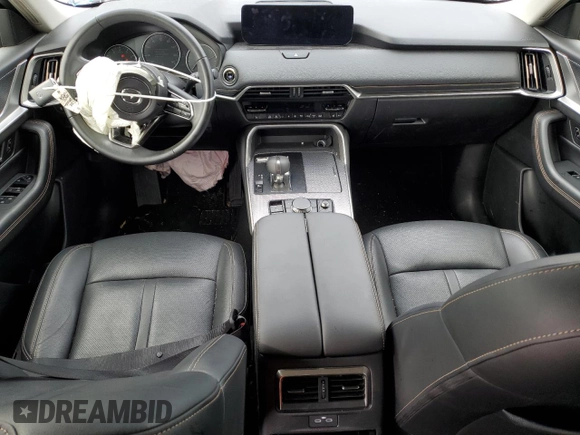 2024 Mazda CX-90 Preferred Plus z VIN JM3KKCHDXR1154791, wystawiony jako Copart lot #47757555 z przebiegiem 15 337 mil mil oraz Szkody całkowita. Historia ofert i sprzedaży dostępna na DreamBid. Obrazek 8.