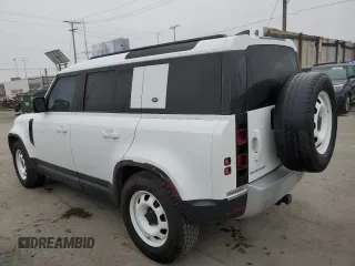 2021 Land Rover Defender S with VIN SALEJ7RX9M2038129, listed as a Copart auction lot 83840574 with 88,105 mi miles and Salvage title. Bid and sale history available at DreamBid. Image 2.