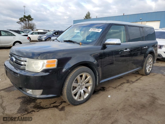 2009 Ford Flex Limited with VIN 2FMDK53C49BA94258, listed as a Copart auction lot 82000734 with 171,877 mi miles and Clean Title. Bid and sale history available at carsss.com. Image 1.