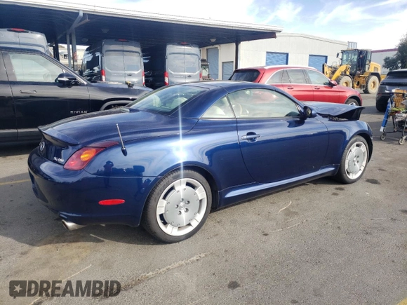 2004 Lexus SC with VIN JTHFN48Y340056595, listed as a Copart auction lot 79484514 with 110,202 mi miles and Salvage Title. Bid and sale history available at carsss.com. Image 3.