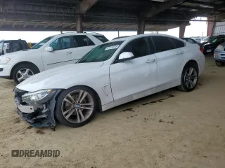 2019 BMW 4 Series 430i with VIN WBA4J1C5XKBM12877, listed as a Copart auction lot 45744835 with 144,495 mi miles and Salvage Title. Bid and sale history available at carsss.com. Image 1.