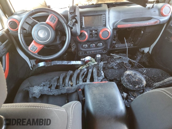 2016 Jeep Wrangler Unlimited Rubicon Hard Rock with VIN 1C4BJWFG2GL243895, listed as a Copart auction lot 84698754 with 0 mi miles and Non Repairable. Bid and sale history available at carsss.com. Image 8.