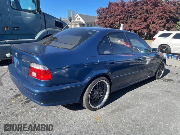 2001 BMW 5 Series 540iA with VIN WBADN63481GM70805, listed as a Copart auction lot 80266674 with 116,000 mi miles and Clean Title. Bid and sale history available at carsss.com. Image 4.
