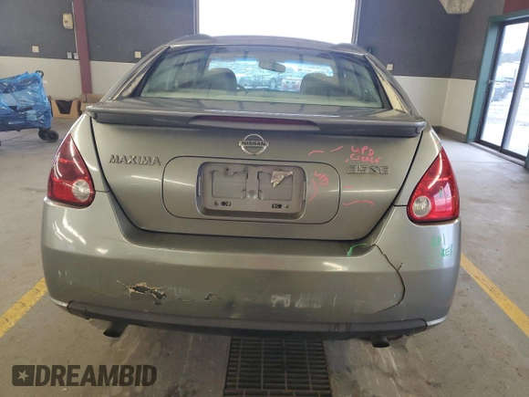 2007 Nissan Maxima SE with VIN 1N4BA41E17C836454, listed as a Copart auction lot 78137324 with 166,000 mi miles and Salvage Title. Bid and sale history available at DreamBid. Image 6.