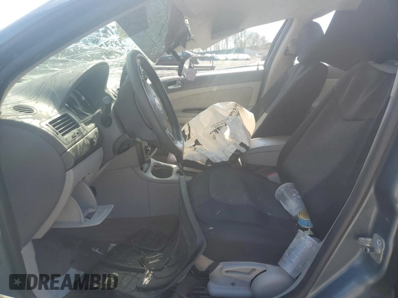 2005 Chevrolet Cobalt LS with VIN 1G1AL52F457526150, listed as a Copart auction lot 54312855 with Not Provided miles and Salvage Title. Bid and sale history available at DreamBid. Image 7.