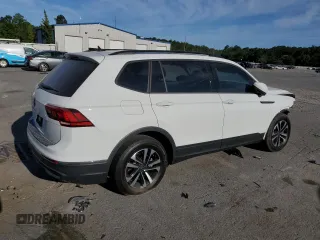 2024 Volkswagen Tiguan S with VIN 3VVRB7AX3RM016730, listed as a Copart auction lot 57854455 with 6,948 mi miles and Salvage title. Bid and sale history available at DreamBid. Image 3.