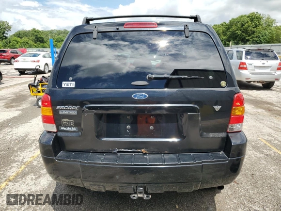 2005 Ford Escape Limited with VIN 1FMYU94145KE17773, listed as a Copart auction lot 60451635 with 181,098 mi miles and Salvage title. Bid and sale history available at DreamBid. Image 6.