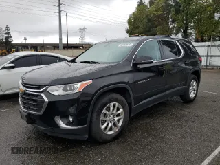 2018 Chevrolet Traverse LT Cloth with VIN 1GNERGKW1JJ249464, listed as a Copart auction lot 55763815 with 107,766 mi miles and Clean Title. Bid and sale history available at carsss.com. Image 1.