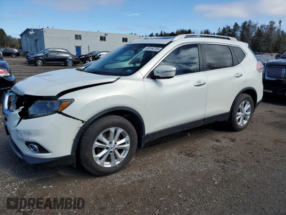 2014 Nissan Rogue SV with VIN 5N1AT2MTXEC828439, listed as a Copart auction lot 49144705 with 171,293 mi miles and Salvage Title. Bid and sale history available at carsss.com. Image 1.