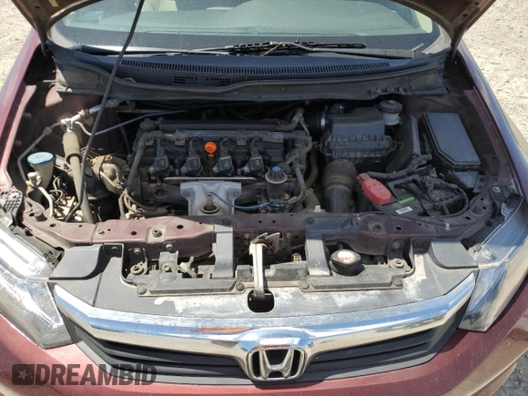 2012 Honda Civic LX z VIN 19XFB2F51CE347741, wystawiony jako Copart lot #57479385 z przebiegiem 173 523 mil mil oraz Szkoda całkowita • Salvage title. Historia ofert i sprzedaży dostępna na DreamBid. Obrazek 11.