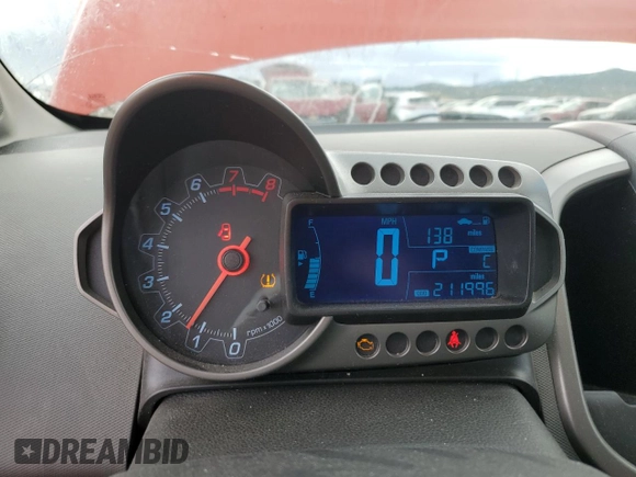2013 Chevrolet Sonic LT with VIN 1G1JC6SB4D4112076, listed as a Copart auction lot 78146044 with 211,996 mi miles and Salvage Title. Bid and sale history available at carsss.com. Image 9.