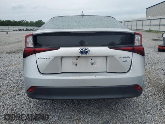 2022 Toyota Prius L Eco z VIN JTDKAMFU7N3160423, wystawiony jako Copart lot #55865935 z przebiegiem 72 950 mil mil oraz Szkoda całkowita • Salvage title. Historia ofert i sprzedaży dostępna na DreamBid. Obrazek 6.