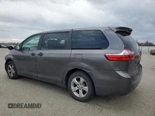 2017 Toyota Sienna L with VIN 5TDZZ3DC4HS808458, listed as a Copart auction lot 43667855 with 170,546 mi miles and Salvage Title. Bid and sale history available at DreamBid. Image 2.