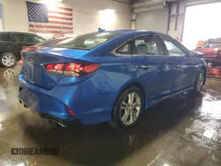 2018 Hyundai Sonata SEL with VIN 5NPE34AF2JH682939, listed as a Copart auction lot 51783255 with 90,531 mi miles and Salvage Title. Bid and sale history available at DreamBid. Image 3.