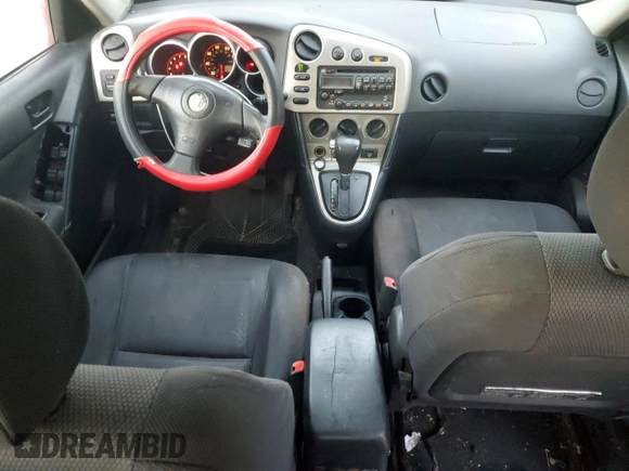 2005 Pontiac Vibe with VIN 5Y2SL63815Z450134, listed as a Copart auction lot 77166104 with 292,078 mi miles and Salvage Title. Bid and sale history available at carsss.com. Image 8.