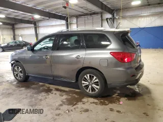 2017 Nissan Pathfinder SV with VIN 5N1DR2MM4HC695511, listed as a Copart auction lot 53692755 with 90,148 mi miles and Salvage title. Bid and sale history available at DreamBid. Image 2.