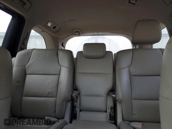 2014 Honda Odyssey EX-L with VIN 5FNRL5H60EB025526, listed as a Copart auction lot 57391215 with 153,758 mi miles and Salvage title. Bid and sale history available at DreamBid. Image 10.