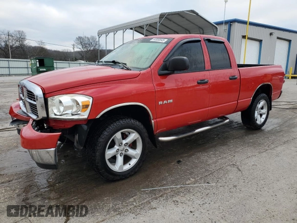 2008 Dodge 1500 SLT z VIN 1D7HU18N88S517520, wystawiony jako Copart lot #44958945 z przebiegiem 162 666 mil mil oraz Szkoda całkowita • Salvage title. Historia ofert i sprzedaży dostępna na DreamBid. Obrazek 1.