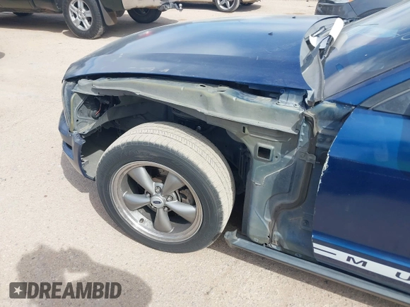 2007 Ford Mustang Deluxe with VIN 1ZVHT80N375356957, listed as a IAAI auction lot 41733622 with Not Provided miles and . Bid and sale history available at DreamBid. Image 6.