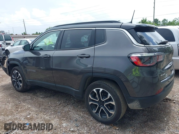 2024 Jeep Compass Limited z VIN 3C4NJDCN4RT608573, wystawiony jako IAAI lot #42510349 z przebiegiem 30 391 mil mil oraz . Historia ofert i sprzedaży dostępna na DreamBid. Obrazek 3.