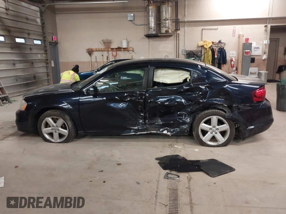 2012 Dodge Avenger SXT with VIN 1C3CDZCB5CN126062, listed as a IAAI auction lot 41127680 with 100,647 mi miles and . Bid and sale history available at DreamBid. Image 13.