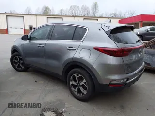 2020 Kia Sportage LX with VIN KNDPMCAC1L7839423, listed as a IAAI auction lot 41897838 with 50,818 mi miles. Bid and sale history available at carsss.com. Image 3.