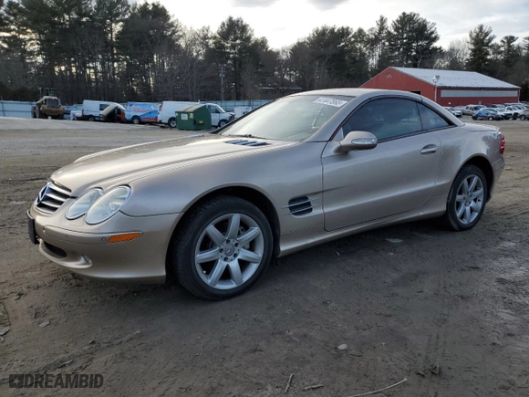2003 Mercedes-Benz SL-Class with VIN WDBSK75F93F052865, listed as a Copart auction lot 47447865 with 105,166 mi miles and Clean Title. Bid and sale history available at carsss.com. Image 1.