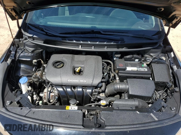 2017 Kia Forte S with VIN 3KPFL4A73HE111200, listed as a Copart auction lot 53618745 with 101,193 mi miles and Salvage Title. Bid and sale history available at DreamBid. Image 12.