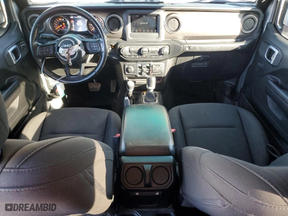 2018 Jeep Wrangler Unlimited Sport S with VIN 1C4HJXDN3JW332141, listed as a Copart auction lot 46846345 with 88,044 mi miles and Salvage Title. Bid and sale history available at carsss.com. Image 8.