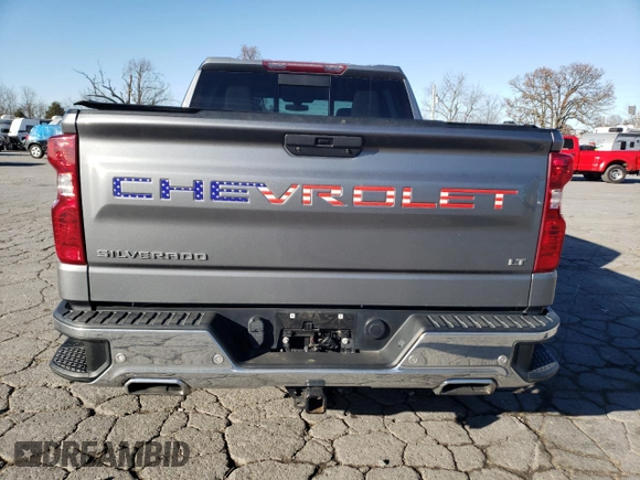 2021 Chevrolet Silverado 1500 LT with VIN 1GCUYDED5MZ162480, listed as a Copart auction lot 83811124 with 68,111 mi miles and Salvage Title. Bid and sale history available at carsss.com. Image 6.
